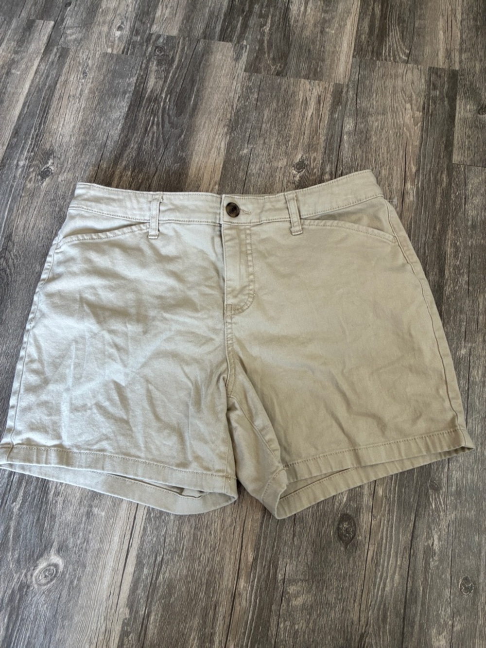 St. John's Bay Light Khaki Cotton Shorts